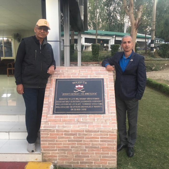 Honour in Nagrota Cantonment