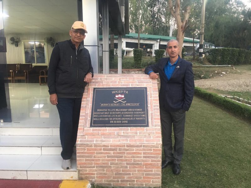 Honour in Nagrota Cantonment